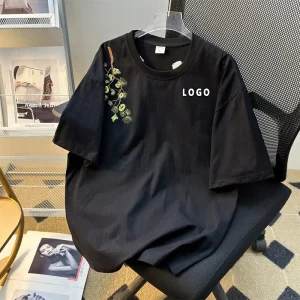 Quick Shipping Men’s Short Sleeve Short Length Polyester Washed Soft Keep Warm Casual Running Breathable T-shirt for Leisure