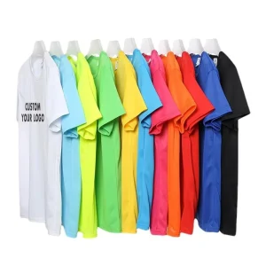 Quickly Dry T Shirt Printing Logo Men’s T-shirt Factory Blank Sports Election Event Low Price 100% Polyester