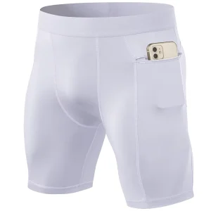 Ready Stock Quick Dry Men’s Sports Training Short Pants High Elasticity Men’s Compression Leggings for Running