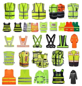 Reflective Jacket Men Men’s T shirts Polo Security Guard Winter Bulk Jacket Tape T shirt Reflect Tool Vest