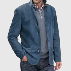 Retro Casual Lapel Solid Color Coat Men’s Jacket