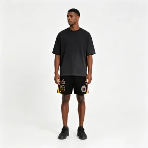 Retro Heavy Cotton Embroidered Shorts Loose Casual Street For Custom Men’s Shorts For Men De Hombre