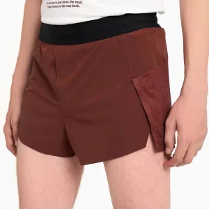 Running Track Workout Fitness Shorts Side Split Embroidered Men’s Sportswear Quick Dry Gym 3inch Shorts