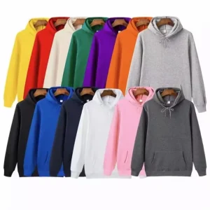 S 3XL Solid Color Custom LOGO Pullover Hoodies Side Pockets Men’s and Women’s Fleece Sweatshirts Plus Size Tops Clothes Men
