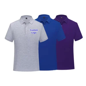 Sales Promotion Custom logo Solid Color Plain Blank Pique Embroidery Washed t Shirt Cotton T-shirts Men’s Polo Shirts