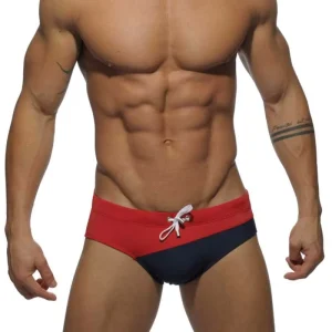 Seobean Patchwork Men’s Briefs Swimwear Bathing Shorts Nylon Beach Shorts Low Waist Beachwear Men Swimwear & Beachwear