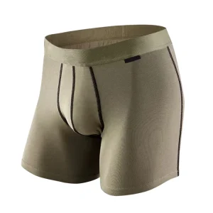 Sexy Breathable Briefs Men’s Cotton Briefs Basic Boxer Briefs Cotton Men’s Underwear Solid Color Male Boxers Plus Size