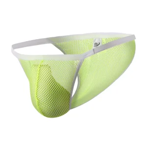 Sexy Gay Boy Low Rise Transparent See through Mesh Adults Muscle Bodybuilding Performance Men’s Bikini Briefs