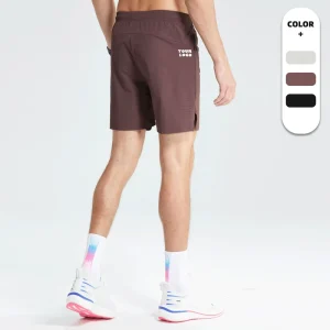 Side Split Fitness Shorts Lightweight Breathable Mesh Shorts Blank Men Workout Running Shorts