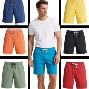 Silicone Rubber Swimming Trunks Fitness Sportswear Swimwear Breathable Running Shorts Beach Shorts for Men