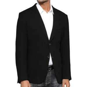 Single Breasted Notched Lapel Suit Business Smart Casual Men’s Beige Linen Blend Casual Blazer