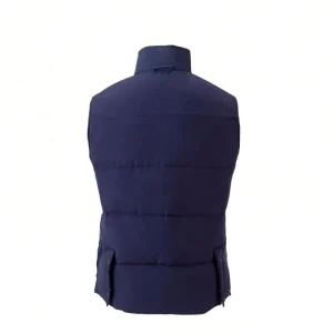 Sleeveless Winter Vest Men’s Casual Custom Down Puffer Vests with Pockets Manufacturer
