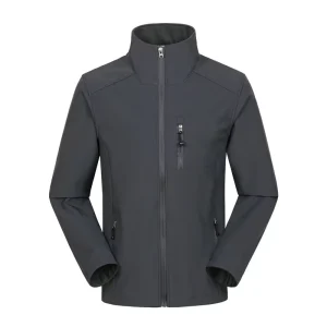 Softshell Jacket Custom Design Winter Work Wear Men’s Windproof Waterproof Fleece Lined Zip up Soft Shell Jacket