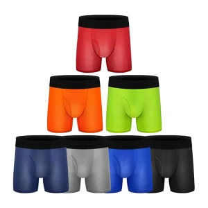 Solid Color Basic Mens Pouch Underwear Seamless 4 way Stretch Fabric Underwear Men Boxer Custom With logo Sexy Briefs Small MOQ
