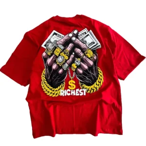 Source Manufacturer Custom Logo Men’s Printed T Shirt Summer Casual Streetwear Bulk