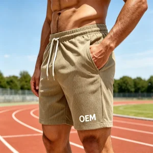 Spandex Nylon 160GSM Quick Dry Waterproof Anti UV Breathable Mid Waist Men Summer Casual Sport Board Shorts Custom OEM