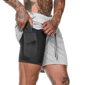 Sports Shorts Men Pants Gym Shorts Breathable Mesh Jogger Shorts
