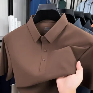 Sports T-shirts Summer Men’s Short-sleeved Business Casual Polo Shirts Versatile Men’s Clothing