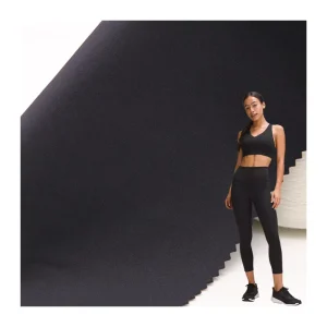 Sports Textile Spandex Reversible Fabric Skin Friendly Nylon Warp Breathable Quick-Dry 250g Medium Weight Four Way Stretch Yoga