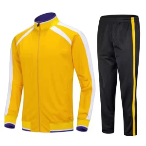 Sportswear Men Custom Logo Side Stripes Unisex Sports Sweatsuit 2 Piece Jogger Set Patchwork Track Suit Training Tracksuit