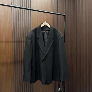 Spring & Autumn Men’s Blazer Detachable Placket High End Sense Jacket