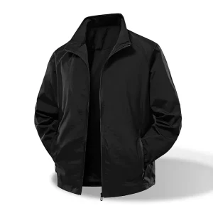Spring Autumn Winter Men’s Polyester Workwear Jacket Elastic Waterproof Outdoor Mountaineering Sports