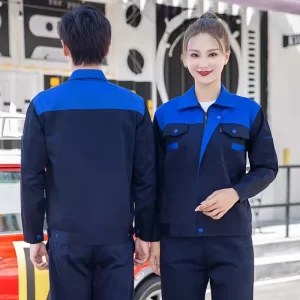 Spring Autumn Workwear Protective Clothing Men’s Suit Manufacturer Cotton Moisture Wicking Sweat Removing Mechanic