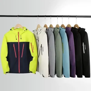 Spring New Men’s Mountaineering Windbreaker Jacket Windproof and Waterproof Fashion Design Casual Oversize Outdoors Coat