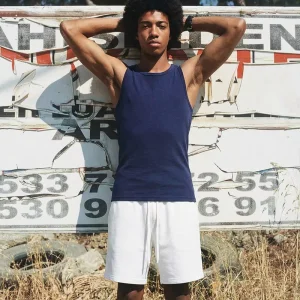 Spring Summer Cotton 430 Grams T Shirt Men’s Vest Fitness and Sports Tank Top Men’s Tshirt Vest