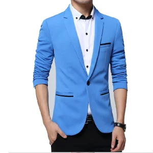 Spring and Autumn Blow out Multicolored Large Size Pure Men’s Blazer
