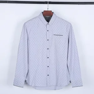 Stock Shirt Men’s Long Sleeve Shirt Casual