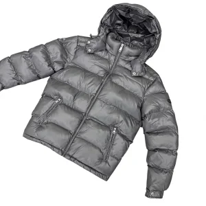 Streetwear Custom Winter Warm Waterproof Windproof Bubble Down Shiny Puffer Coats Jacket Padded Bubble Down Mens Puffer Jacket
