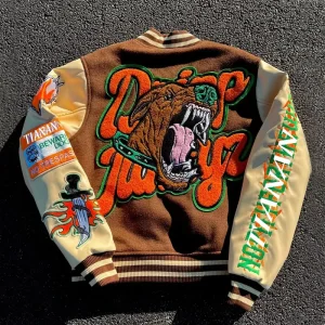 Streetwear Manufacturer Custom Letterman Plus Size Varsity Jacket Man Winter Vintage School College Men’s Jackets Coat