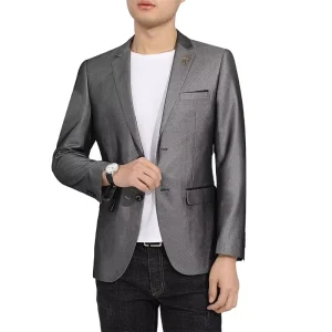 Stylish Casual Men’s Suits blazer High Quality Business Commuting blazer Men’s Wool Suit