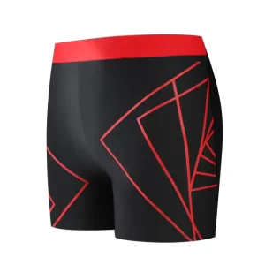 Stylish Men’s Swimming Trunks Matching Polyester Comfortable Breathable Slim fit Quick Drying Adult Swimming Trunks
