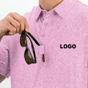 Sublimation Printed Luxury Men’s Summer Casual Print Short Sleeve Polo Shirt Polo Shirts for Men