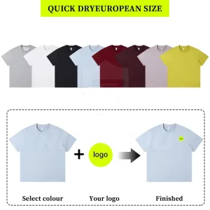 Sublimation Shirts 100 Cotton Feel US Size Blank Plain Custom Tshirts Logo Printing for Men’s T Shirts Printing