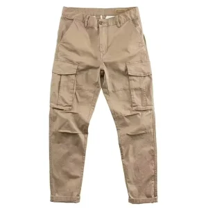 Summer Breathable Men’s Multi Pocket Work Pants Straight Leg Loose and Trendy Outdoor Casual Fashion Cargo Pants
