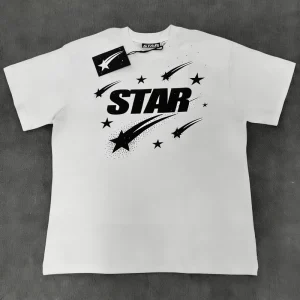 Summer Hit Fashion Men’s T shirt Hell Skull Flying Fire Meteor Customized Pattern Logo Cotton Streetwear Manufacturer