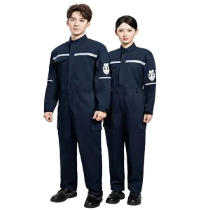 Summer Men’s All Cotton Antistatic Flame Retardant Workwear Set KCF 010 Protective Power Grid Electrical Workwear Durable