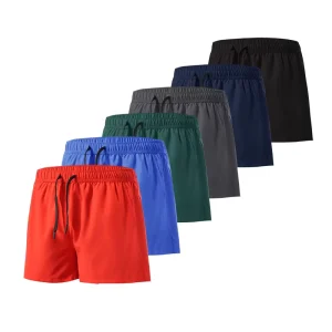 Summer Men’s Beach Swimming Shorts Board Short Swimwear Matching Wear Surf Pants Swimsuits Male Swim Trunks