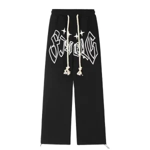 Summer Men’s Casual Fashion Simple Pants Loose Sweatpants Waist Pants Men’s Trousers