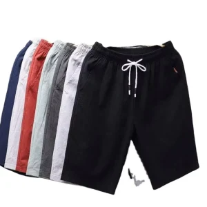 Summer Mens Casual Shorts Male Short Clothing Solid Men’s Shorts M 5XL Fashion Youth Beach Pants Calf length Short Pants