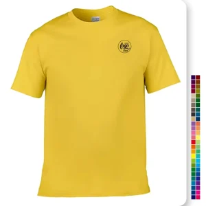 Summer Men’s Cotton T Shirt Breathable Sports Top Light Oversized Loose Short Sleeve Customizable Logo Silk Printing T Shirt