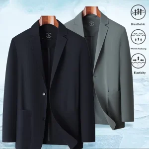 Summer New Mens Sport Coat Casual Blazer Waterproof Plus Size Sunscreen Thin Small Suit Top for Men Fashionable and Versatile