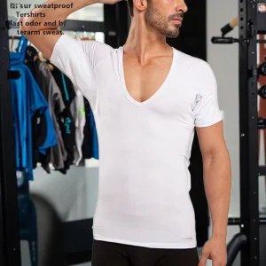 Summer New Men’s Thin High Elastic Modal V neck Narrow Edge Fat Plus Large Size Fat Loose Short sleeved T shirt