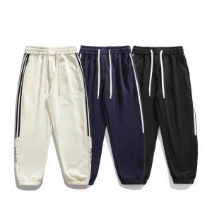 Summer Pants Men’s Casual Wide Leg Loose Straight Leg Pants
