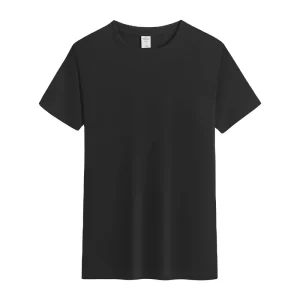 Summer Plus Size Knitted 100% Combed Cotton Men’s Blank Round Neck Plain Premium 180gsm T-Shirt
