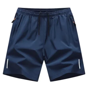 Summer Shorts Men’s Thin Trend Quick Dry Five Quarter Pants Sports Casual Breathable Straight Leg Plus Size Five Quarter Shorts