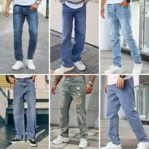 Summer Thin Men’s Jeans Straight Slim Fit Elastic Casual Stock Jeans Randomly Shipped